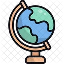 Globe Geography Education Icon