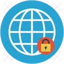 Globe And Lock Icon