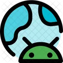 Globe Android  Icon