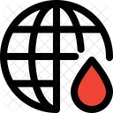 Globe Blood  Icon