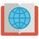 Globe Book Atlas Book Ebook Icon