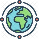 Globe-Connection  Icon
