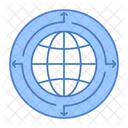 Globe Connection Globe Connection Icon