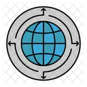 Globe Connection  Icon