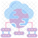 Globe Business Cloud Computing Icon