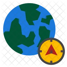 Globe Direction  Icon