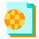 Globe Files  Icon