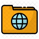 Globe Folder Icon