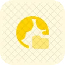 Globe Folder  Icon