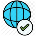 Globe Grid Internet Worldwide Icon