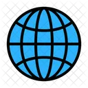 Globe Grid  Icon