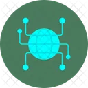 Globe Grid Earth Programming Icon