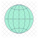 Globe grid sphere  Symbol