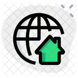 Globe Home  Icon
