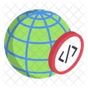Coding Online Programming Icon
