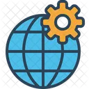 Globe Globel Setting Icon