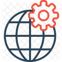 Globe Globel Setting Icon