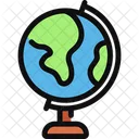 Globe Map Geology Icon