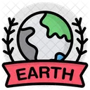 Globe Planet Earth Day Icon