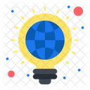 Globe Idea  Icon
