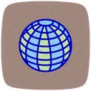 Globe International Map Icon