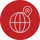 Globe location  Icon