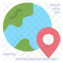 Globe Location Location Map Icon