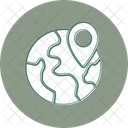 Globe location  Icon