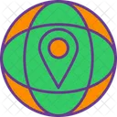Globe Location  Icon