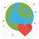 Globe Love  Icon