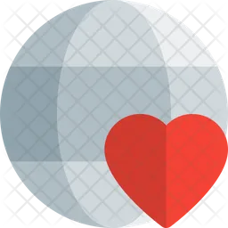 Globe Love  Icon