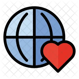 Globe love  Icon