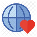 Globe Love Global Icon