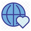 Globe love  Icon