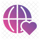 Globe love  Icon