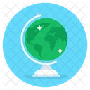 Globe Map Earth Map Table Globe Icon