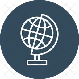 Globe Map  Icon