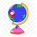 Globe Model School Globe Earth Model Icon