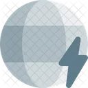 Globe Power Browser Flash Flash Icon