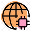 Globe Processor  Icon