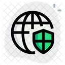 Globe Protection Internet Protection Browser Security Icon