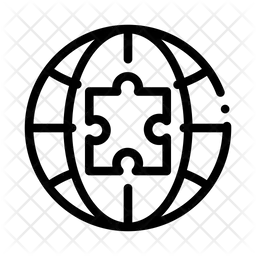 Globe Puzzle  Icon