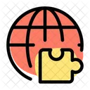 Globe Puzzle  Icon