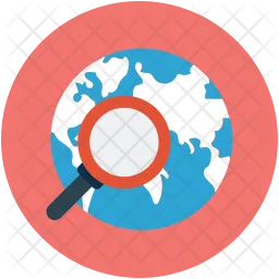 Globe search  Icon