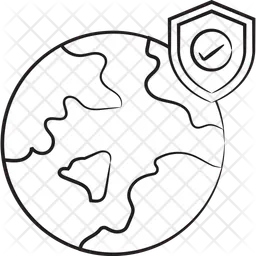 Globe security  Icon