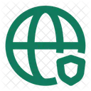 Globe Shield Icon