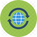 Globe Sync World Global Icon