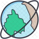 Terre Globe Rond Icon