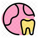 Globe Tooth Two  Icon