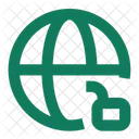 Globe Unlocked Icon